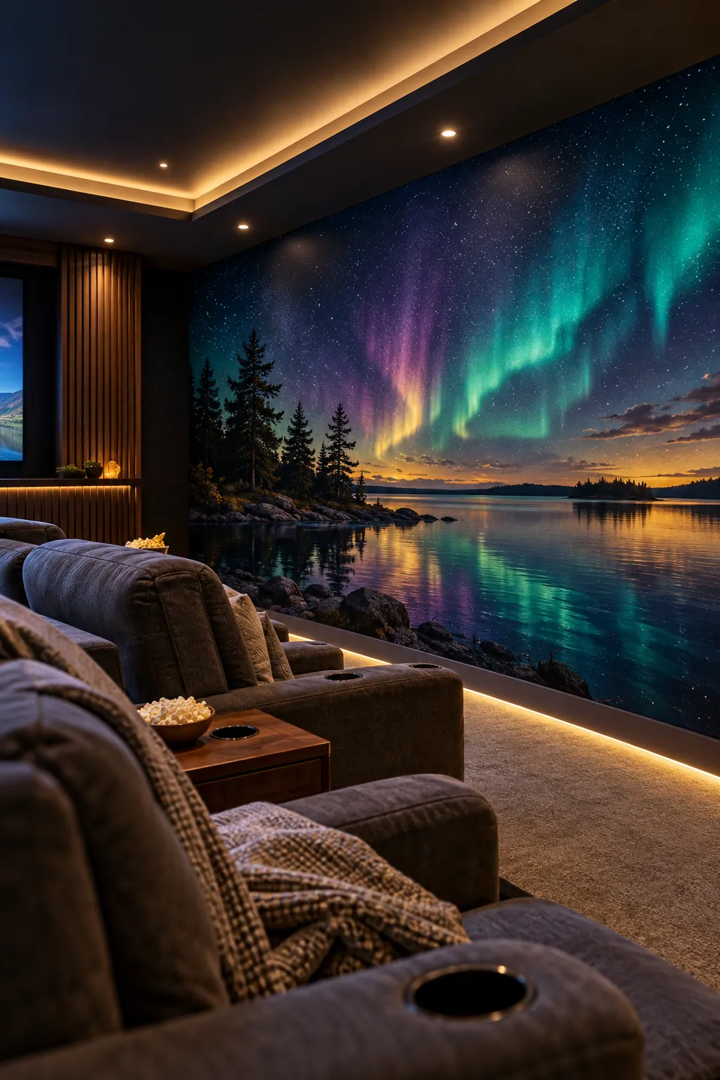 Custom printed wall mural concept for a space in Newmarket, Ontario