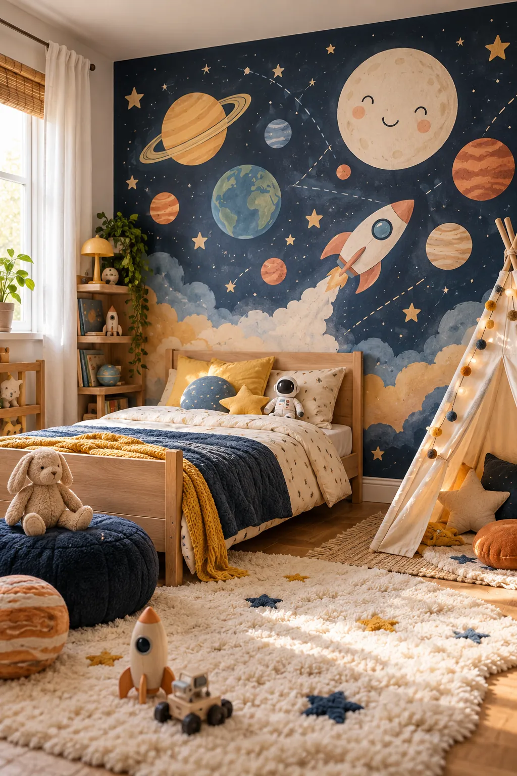 Kids' Room & Nursery Murals — example of a custom wall mural printed directly onto the wall