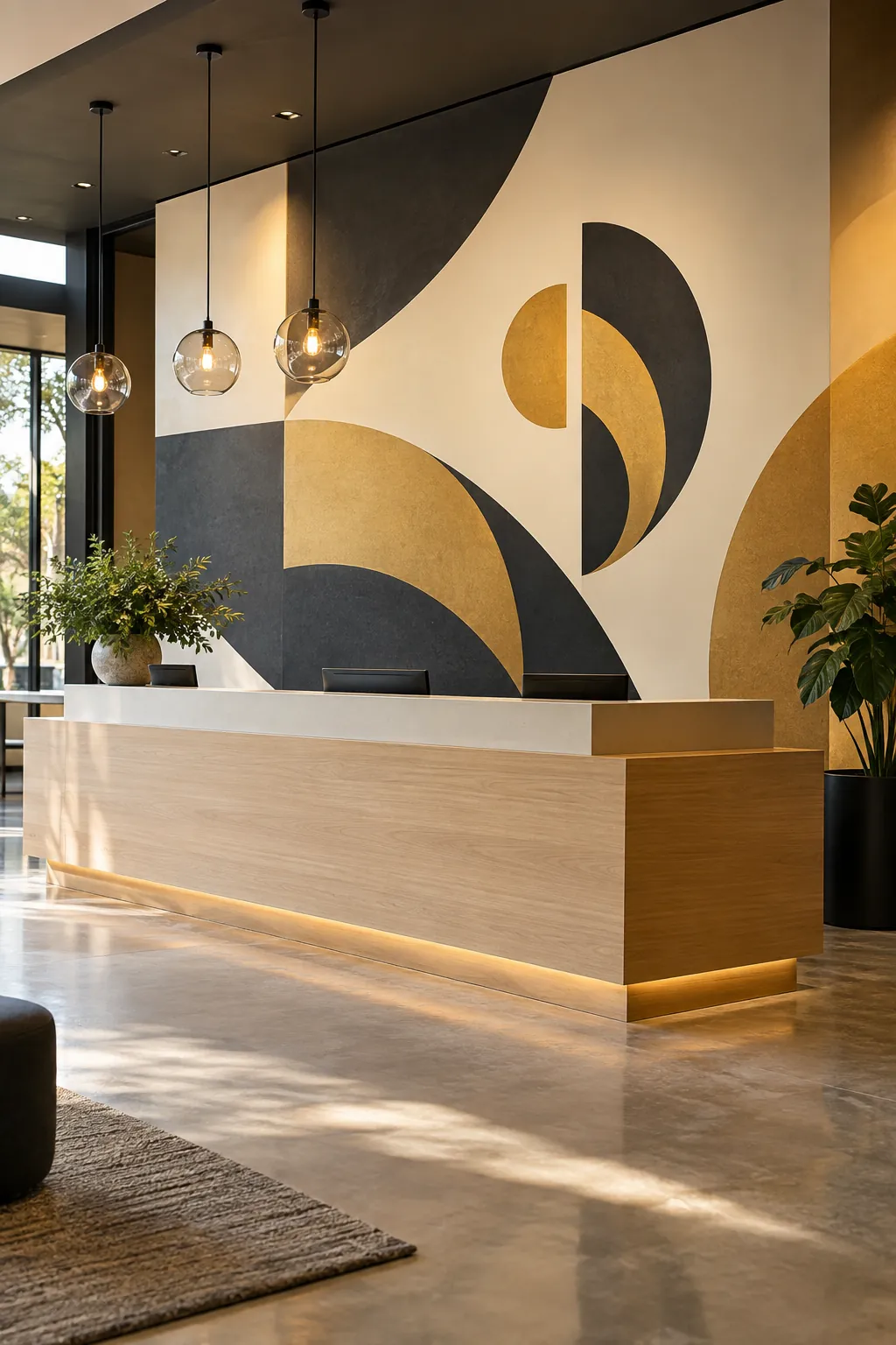 Logo & Brand Walls — example of a custom wall mural printed directly onto the wall